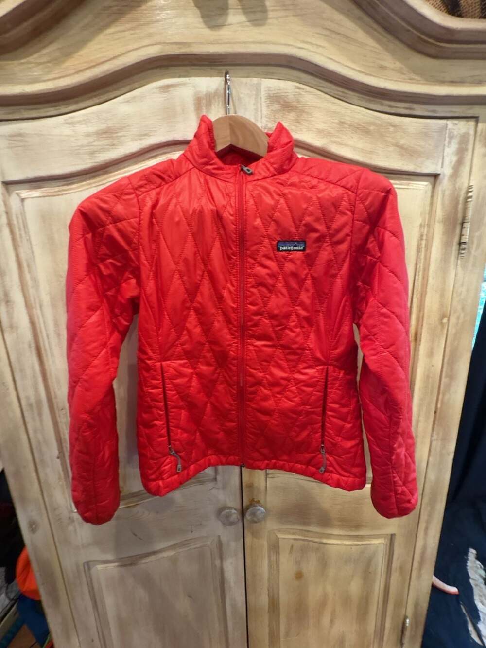 Patagonia Nano Puff Jacket Size M Red Primaloft Quilted